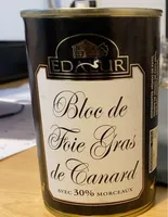 Bloc de foie gras de canard