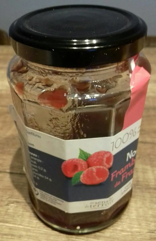 Nos framboises de France confiture