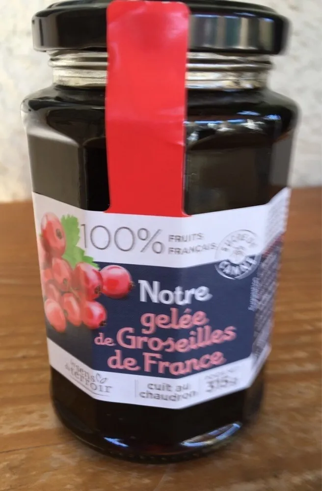 Confiture gelee de groseille de france