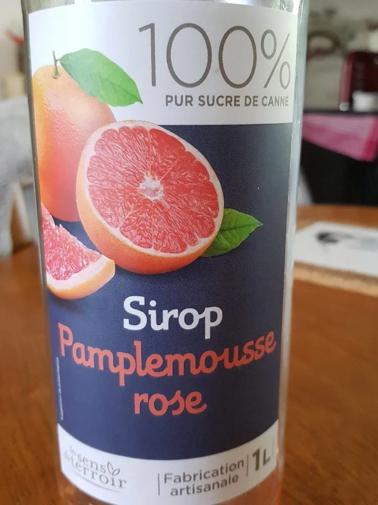 sirop pamplemousse rose