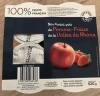 Compote pomme-fraise