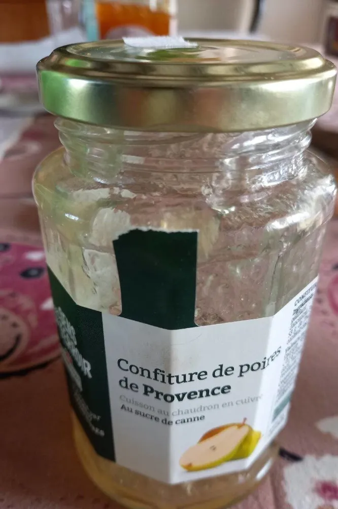 Confiture poires de provence