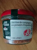 Terrine de campagne au piment d'espelette
