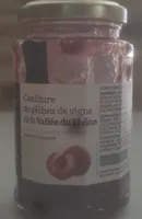 Confiture de pêches de vigne de la Vallée du Rhône
