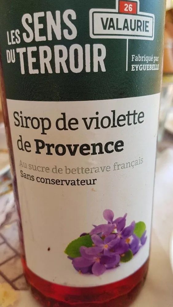 Sirop de Violette de Provence