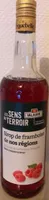 Sirop de framboise de nos régions