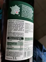 Sirop de grenadine aux fruits rouges du Val de Loire
