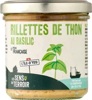 Rillettes de thon au basilic