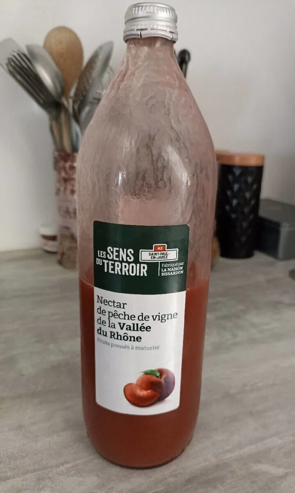 Nectar de pêche de vigne de la vallée du Rhône