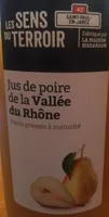 Jus de poire de la vallée du rhone