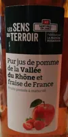 Pur jus pomme de la vallée du Rhône et fraise de France