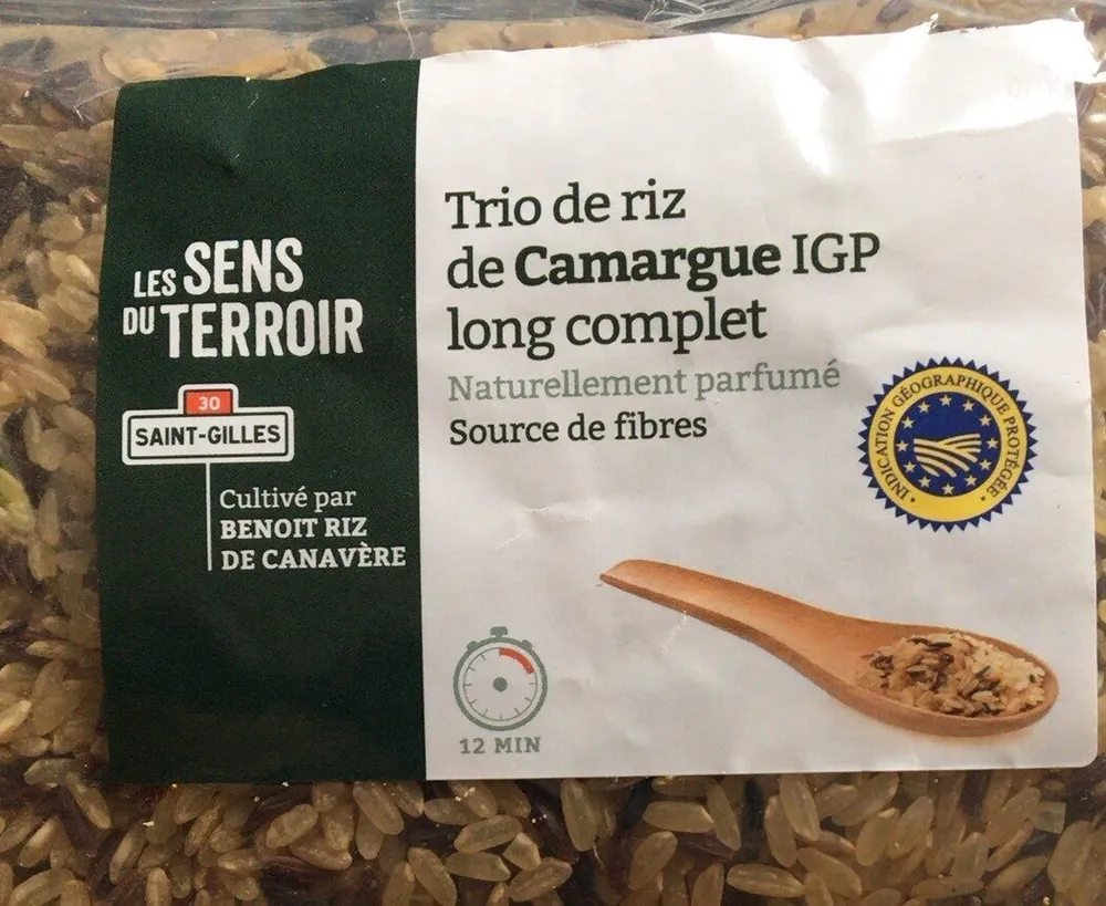 Trio de riz de camargue IGP long complet