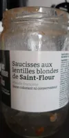 Saucisses aux lentilles blondes de St Flour