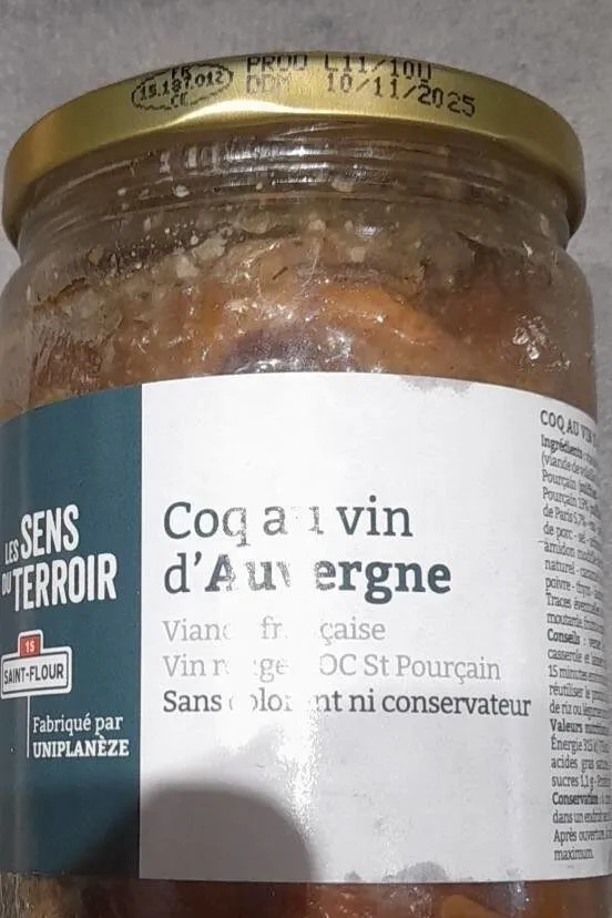 Coq au vin d'Auvergne