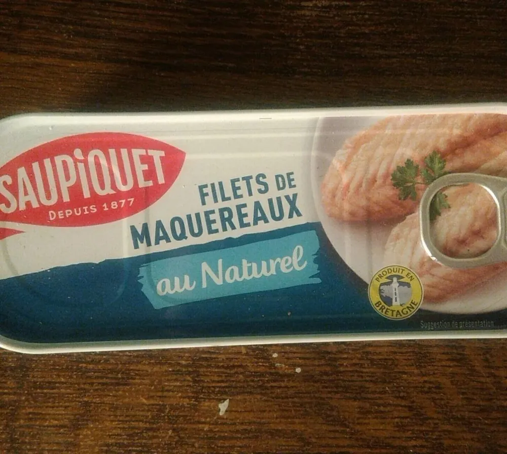Filet de maquereaux au naturel