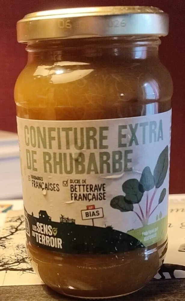 Confiture extra de rhubarbe