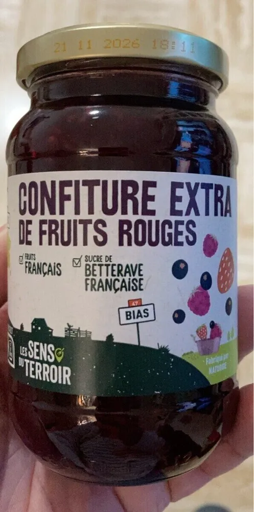 Confiture Extra de Fruits Rouges