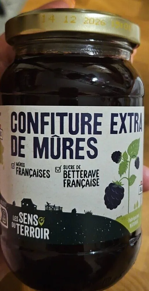 Confiture extra de mures