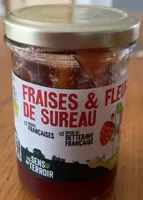 Confitures fraises et fleurs de sureau