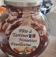 Pâte a tartiner noisette feuilletine sans sucre