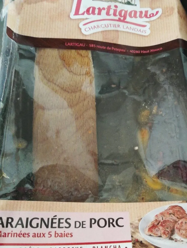 Araignées de porc marinées 5 baies Lartigau