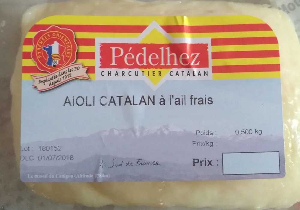 Aioli catalan à l'ail frais