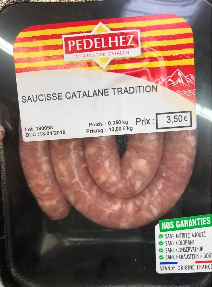 Saucisse catalane Tradition