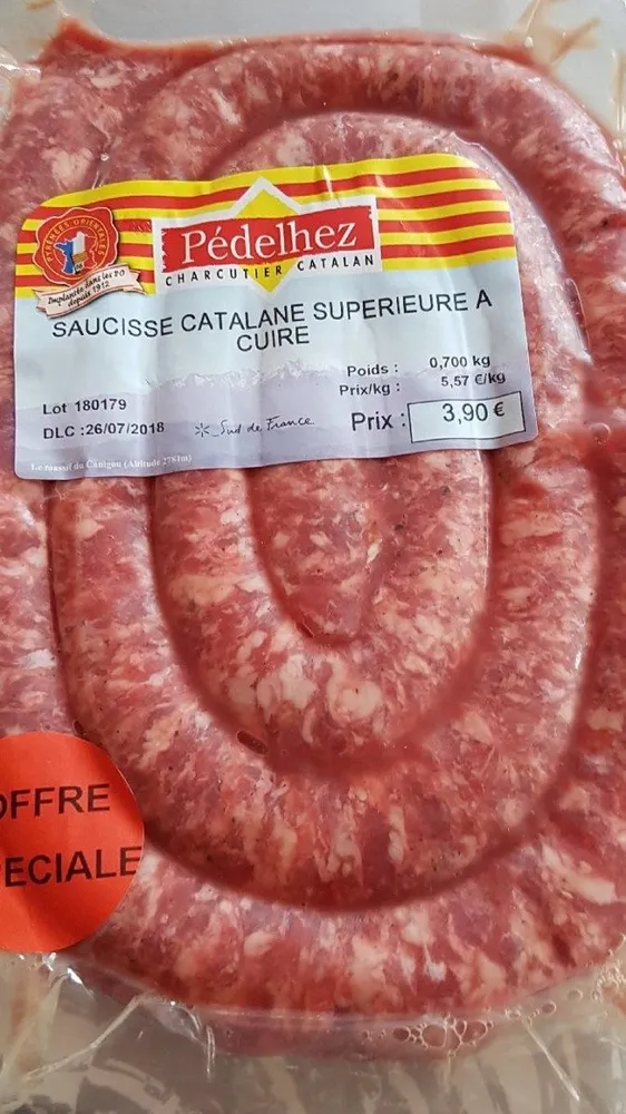 Saucisse catalane supérieure