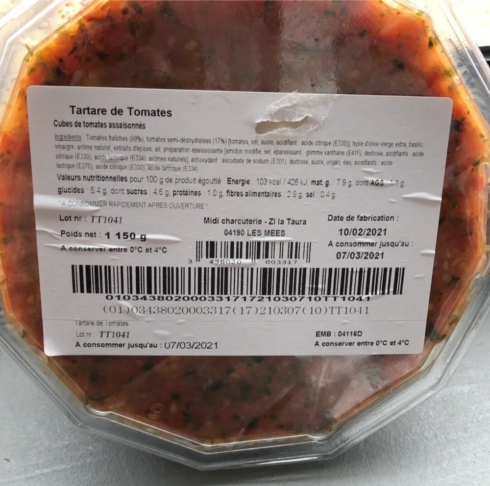 Tartare de tomates
