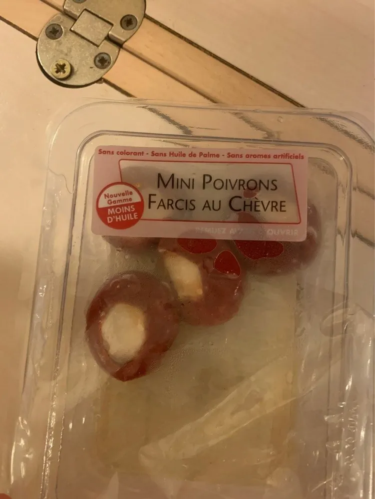 Mini poivrons farcis au chevre