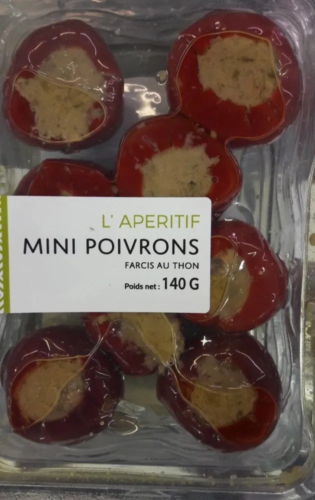 Mini poivrons farcis au thon