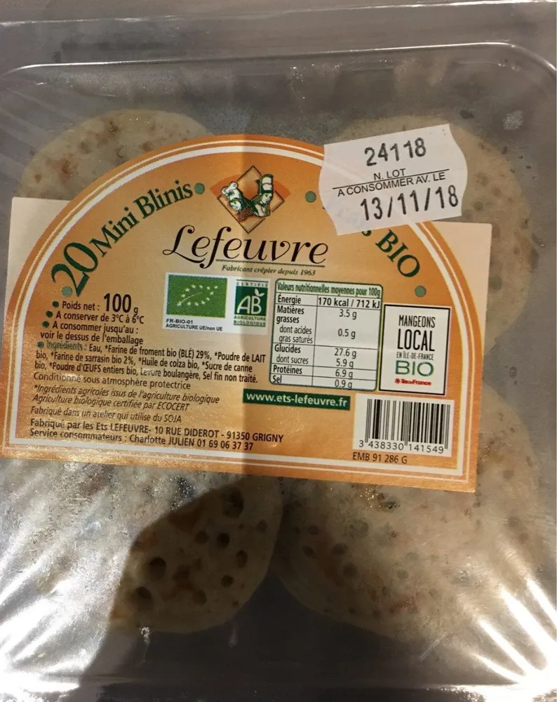 Mini blinis