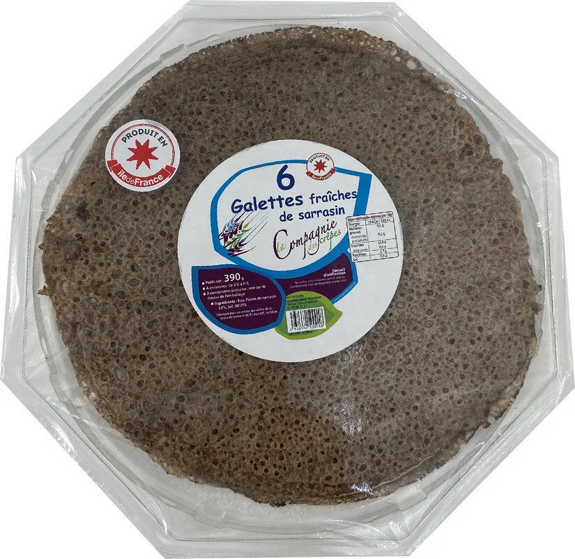 Galettes fraîches de sarrasin par 6