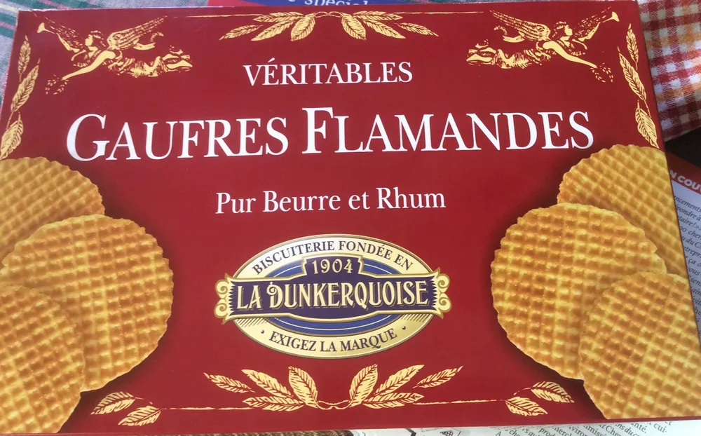 Véritables Gaufres Flamandes Pur Beurre et Rhum