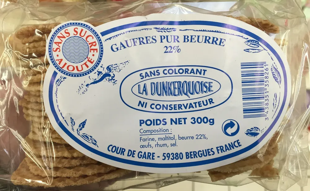 Gaufres Pur Beurre 22%