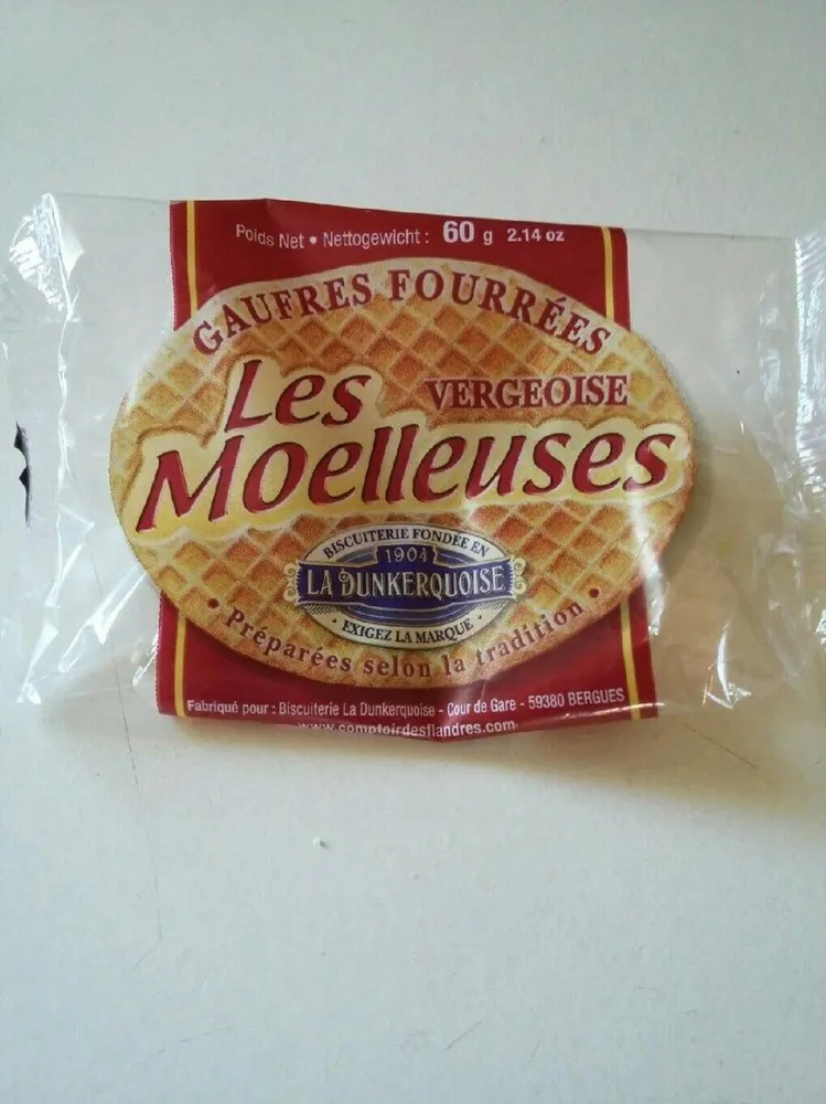 Gaufres fourrées Vergeoise