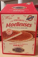 Véritables gaufres moelleuses fourrées Grand Marnier
