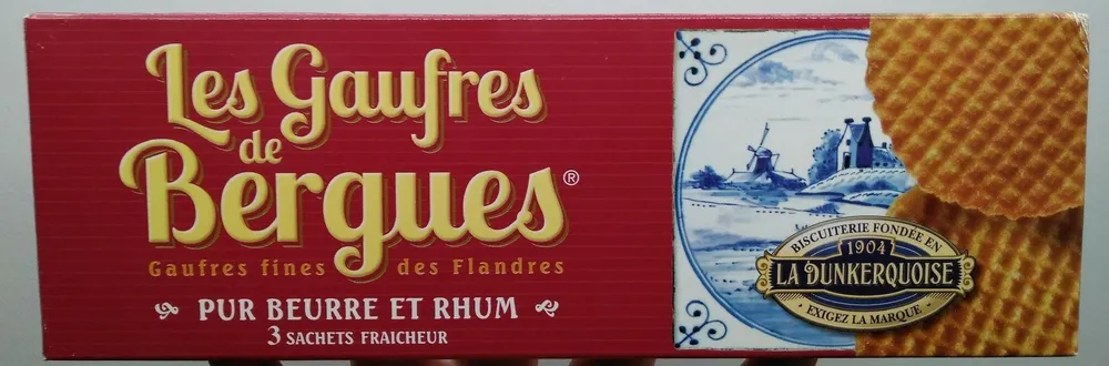 Les Gaufres de Bergues - Pur Beurre et Rhum