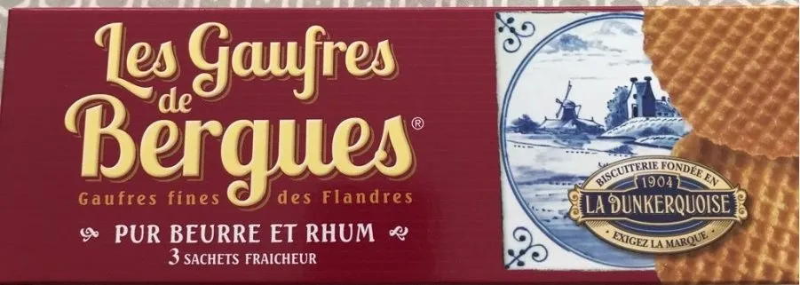 Les Gaufres de Bergues Pur Beurre et Rhum