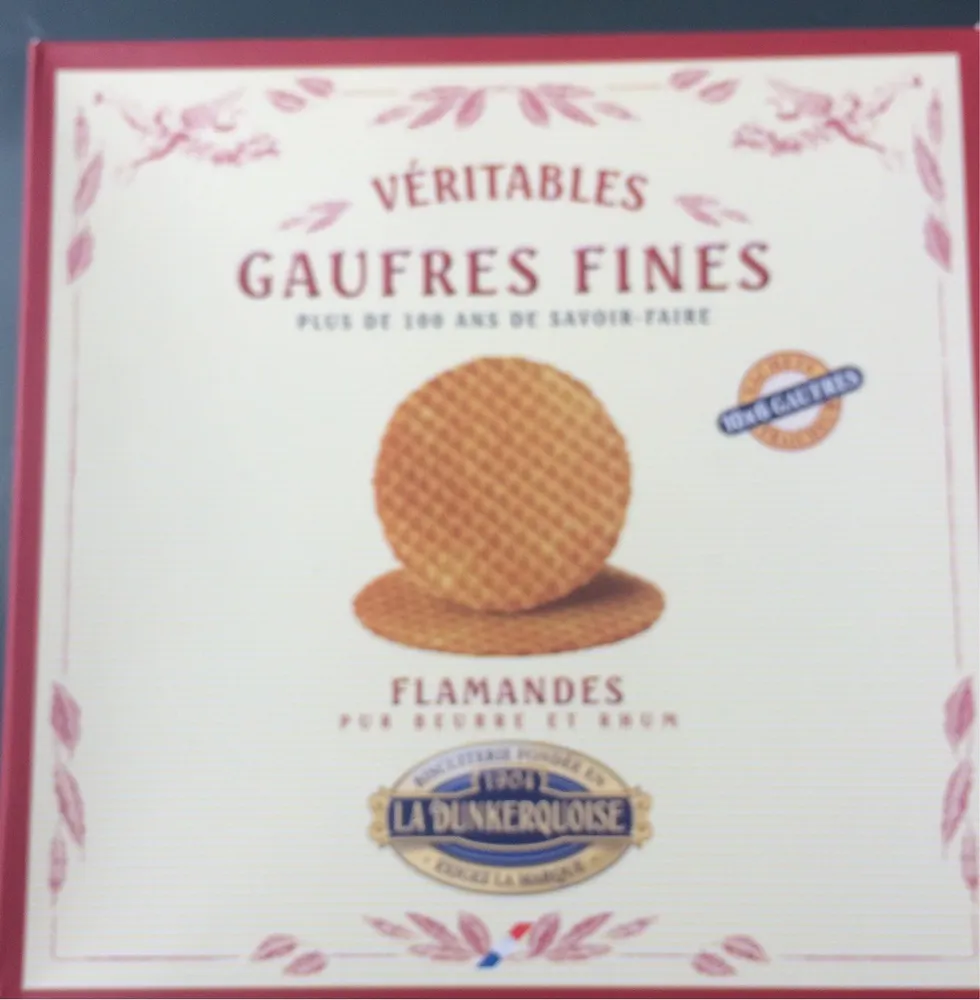 Les veritables gaufres fines