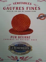 Gaufres fines  Caramel au beurre salé