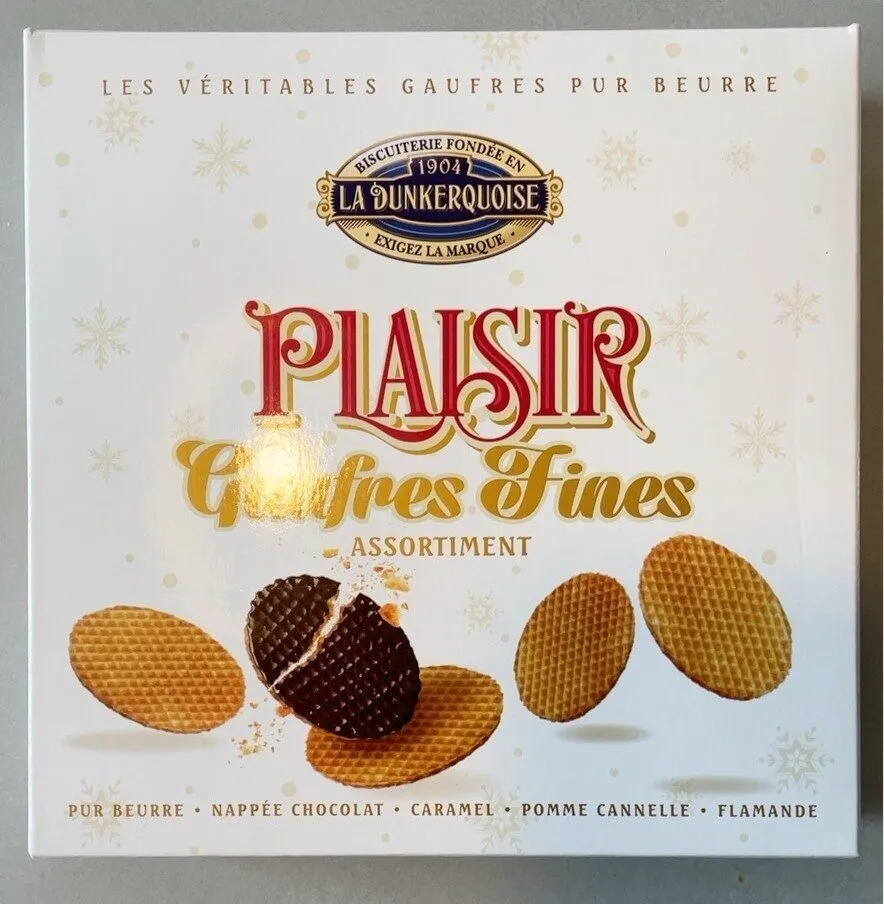 Assortiment gaufres fines