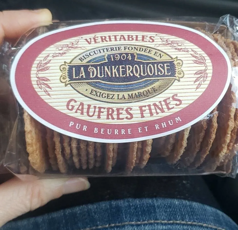 Gaufres fines pur beurre et rhum