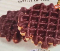 Gaufres pur beurre nappées chocolat