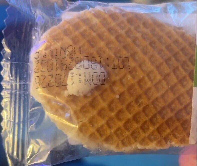 Gaufres fourrees vanille