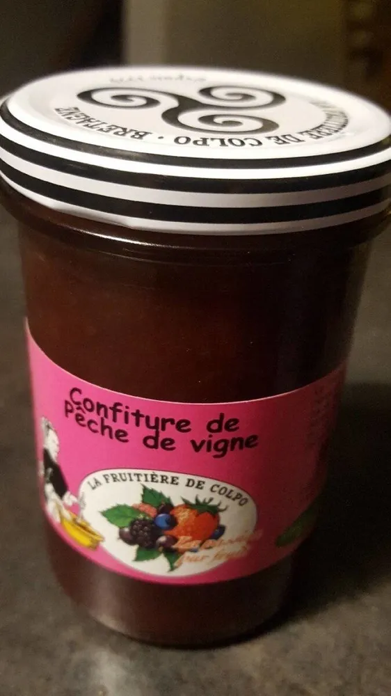 Confiture de pêches de vigne