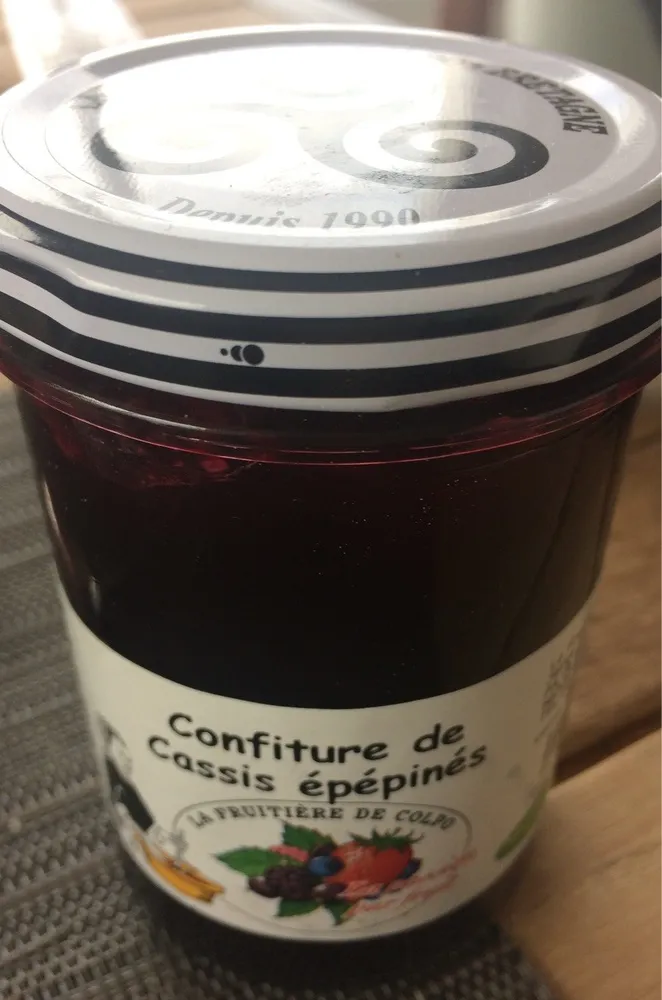 Confiture de cassis epépinés