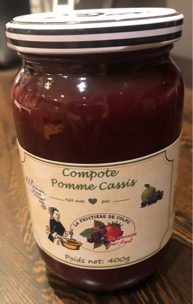 Compote pomme cassis