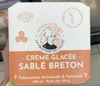 Crème glacée sablé breton