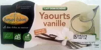 Yaourts vanille